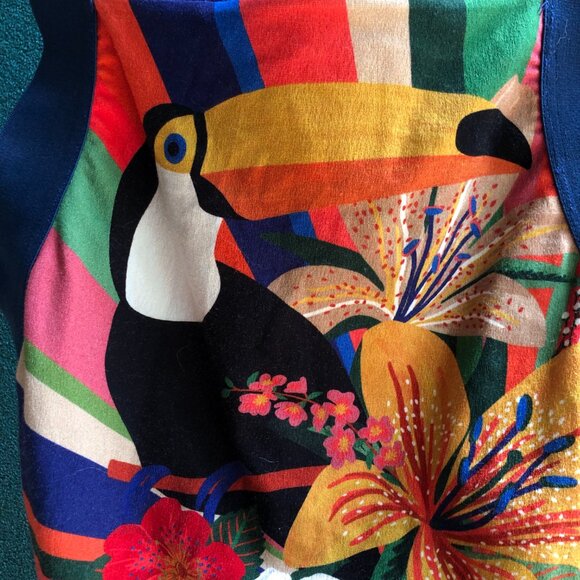 Tropical Toucan One Piece , Small One Piece Swimsuit - Picture 3 of 10